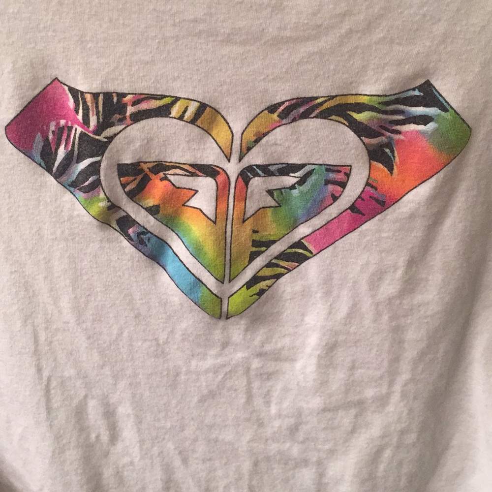 White Roxy tee shirt - Picture 3 of 3